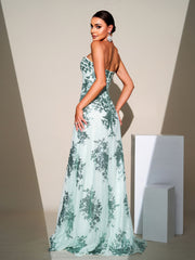 Strapless Sequin A-line Evening Dress RH308046