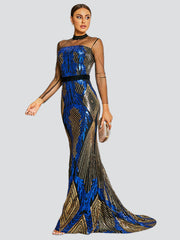 Stand Collar Mermaid Evening Dress RD50209